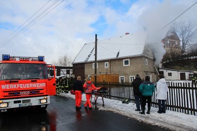 Im Einsatz waren rund 70 Rettungskräfte mehrerer Feuerwehren.