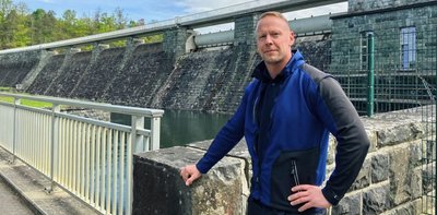 Matthias Schwanke ist seit 2011 der Staumeister der Talsperre Pirk.
