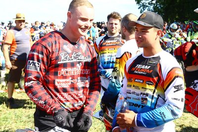 Pascal Sadecki (links) und Florian Görner mussten sich mit Platz 4 begnügen.