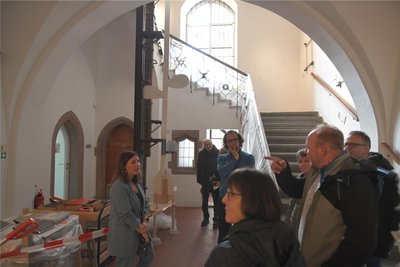 Der Zwischenbau des Stadt- und Bergbaumuseum am Untermarkt in Freiberg kann zu Tagen der offenen Tür am 15. und 16. Juni besichtigt werden. Hier eine Aufnahme von einem früheren Rundgang.