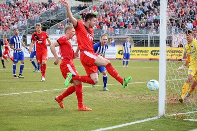 Das Tor fiel in der 39. Minute durch Davy Frick.