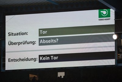 Kommt in der 3. Liga noch immer nicht infrage: der Videobeweis.