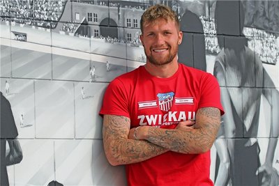 Jan Löhmannsröben vom FSVZwickau. Foto: Daniel Sacher/FSV