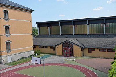 Die Turnhalle an der Oberschule Schönheide.