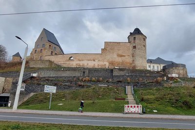 Die Treppen an den Plauener Schlossterrassen waren zuletzt während der Wintermonate gesperrt - weil dort kein Winterdienst erfolgte.