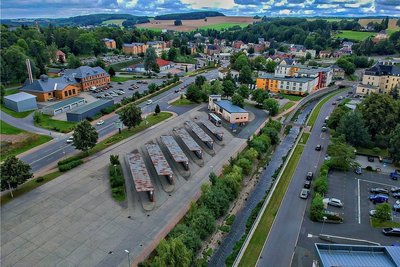 Der Busbahnhof Rodewisch soll umgebaut und leistungsfähiger werden.