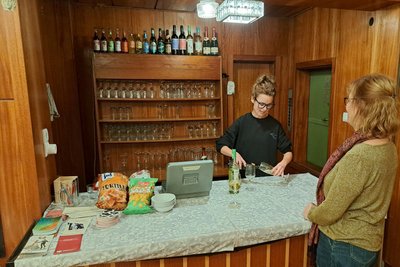 Fast wie im richtigen Kino: Die Besucher konnten sogar Getränke und Knabbereien bekommen.