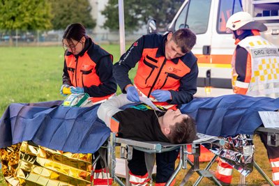 Es galt bei der Übung in Pfaffenhain, viele Schwerverletzte zu versorgen.