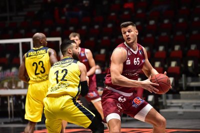 Filip Stanic, hier im Spiel gegen Oldenburg, kam in dieser Saison verletzungsbedingt auf nur 13 Einsätze für die Niners Chemnitz.