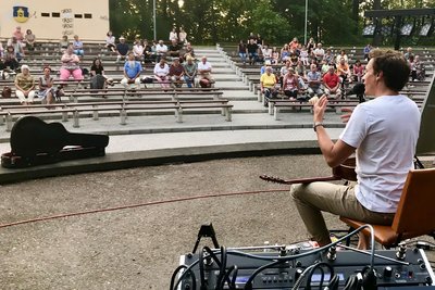 Im Vorjahr spielte Knut Kielmann auf der Freilichtbühne in Hainichen.