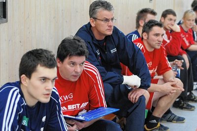 Der Stammplatz von Jens Rülke hat sich - wie hier in der Saison 2009/10 - lange zwischen den Spielern befunden. 