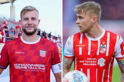 Max Somnitz (links) und Ben-Luca Moritz wollen zusammen die Defensive beim FSV Zwickau stärken.