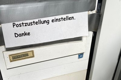 In der ehemaligen Kita bleibt der Briefkasten jetzt leer.