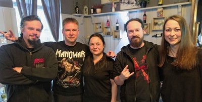 Der neue Moshers-Vorstand: Jan Singer, Vereinschef Michael Burkhardt, Melanie Kunze, Robert Förster und Kristin Förster (von links). 