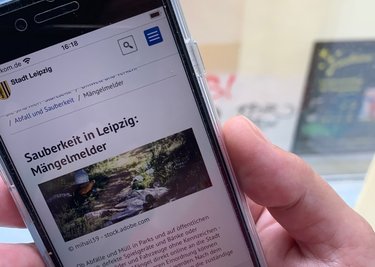 In Glauchau sollen Mängel künftig digital ans Rathaus gemeldet werden können. In Leipzig passiert das schon mit einem Mängelmelder.