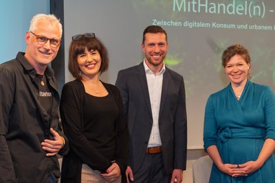 Rico Ulbricht, Uta Siling, Alexander Knauer und Anika Möcker diskutierten.