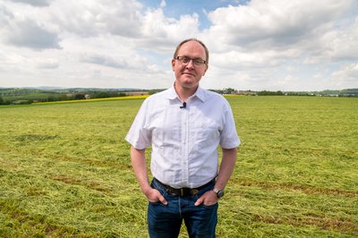 Mirko Caspar sagt: "Wir müssen schnell eine Lösung finden, damit das Gewerbegebiet hier an den Start gehen kann"