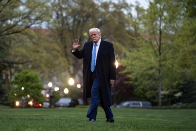 Donald Trump auf dem Weg ins Zwickauer Rathaus?
