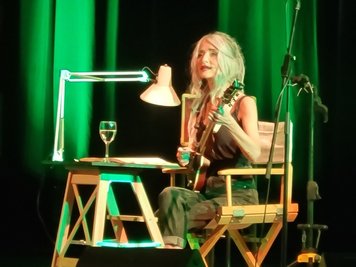 Sarah Lesch begeisterte in Glauchau.