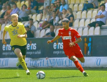 Für Noah Agbaje war es der erste Auftritt im FSV-Trikot.