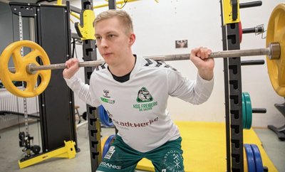 Nach seinem Kreuzbandriss hat Nico Bertus im Januar wieder mit dem Training begonnen. Derzeit absolviert er eine Reha-Kur. 