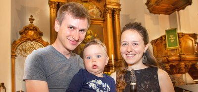 Elisabeth Junge und Friedemann Herfurth mit Tochter Isolde Dorothea
