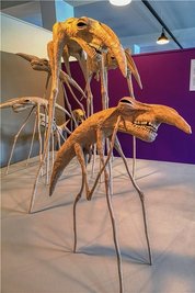 Cyril Kubeskas fantastischen Tiere in der Böttcherfabrik in Marienberg/ Pobershau.
