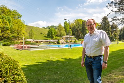 Der OB-Kandidat sagt: "Das Krumhermersdorfer ist jetzt das Zschopauer Freibad"