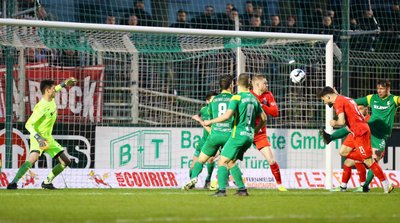Tor für Zwickau zum 1:1 Ausgleich.