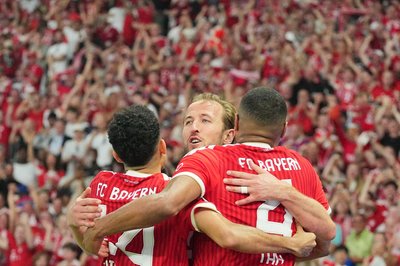 Stürmer Harry Kane traf im DFB-Pokalfinale dreifach.