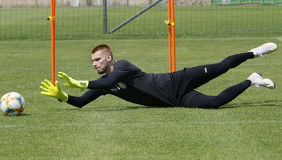 Sönke Günther beim Training am Montag.