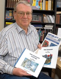  Der Borstendorfer Dieter Fritzsche hat zwei Bücher mit Geschichten über den Kater Schwarzohr geschrieben, das dritte ist in Arbeit. 
