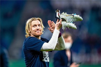 Der Matchwinner kam von der Bank: Emil Forsberg köpfte den Siegtreffer.
