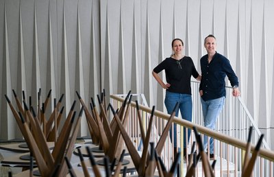 Natacha und Alexander Neumann haben sich sofort in das Gebäude verliebt. (Archivbild)