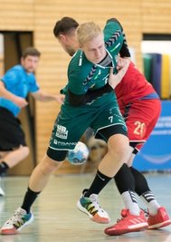 Durchgesetzt: Nico Bertus im Test gegen Pirna. Allerdings verletzte sich der Neuzugang aus Altenburg später schwer.