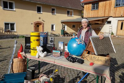 Jennifer Kutsche gehört zu den Mitorganisatoren der Hofflohmärkte in Waldenburg.