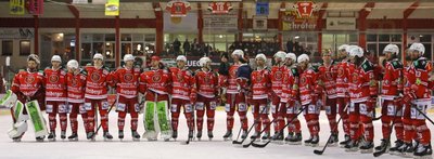 Das Team aus Crimmitschau darf - erstmals seit der Saison 2007/08 - über den direkten Einzug in die Play-offs jubeln. 