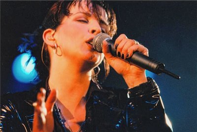 Sängerin Nena ("99 Luftballons") trat am 4. Oktober 1997 im Tivoli Freiberg auf.