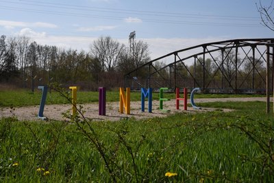 Am Rastplatz im Chemnitztal ist noch ein Kunstwerk in Vorbereitung.
