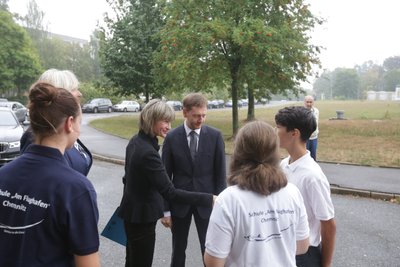 Mit dabei war auch die Chemnitzer Oberbürgermeisterin Barbara Ludwig.