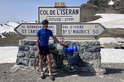 Auf dem Gipfel angekommen: Der Col de L'Isersan ist oft der höchste Anstieg bei der Tour de France.