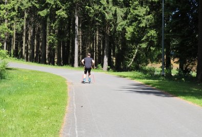 Die Roller- und Skatingbahn in Johanngeorgenstadt soll mit LED beleuchtet werden.
