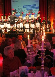 Das Bergmusikkorps Saxonia hatte im vergangenen Jahr den Ehrenamtsempfang im Freiberger "Tivoli" eröffnet. In diesem Jahr fällt die Festveranstaltung Coronabedingt aus. 