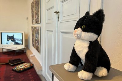 Wer Arthur auch daheim knuddeln möchte, erhält diese ihm nachempfundene Plüschfigur im Museumsshop.