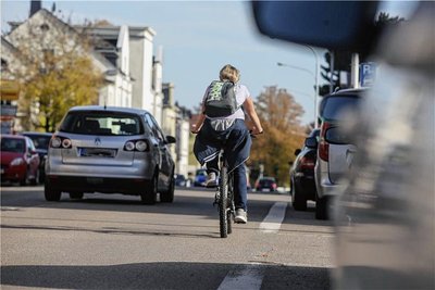 Beim Fahrradklima-Test landet Limbach-Oberfrohna sachsenweit auf dem vorletzten Platz. 