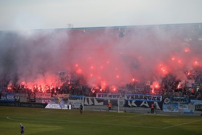 Beim bislang letzten Aufeinandertreffen von CFC und Erzgebirge Aue kam es zu mehreren Straftaten.