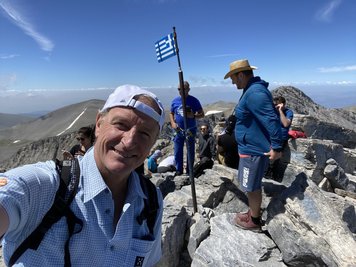 Jörg Stingl feierte seinen Geburtstag auf dem Olymp