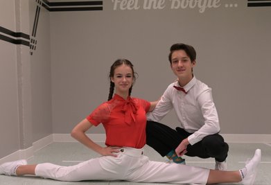 Hanna Riedel und Julien Gläß haben bereits an der Junioren-Weltmeisterschaft im Boogie-Woogie teilgenommen. An diesem Samstag sind sie beim World-Cup in Genf am Start. 