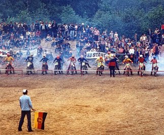 Bereits zu DDR-Zeiten dröhnten in Lugau regelmäßig die Motoren. 