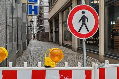 Durchgang verboten: Das Mariengäßchen wird in den nächsten Wochen nicht begehbar sein.